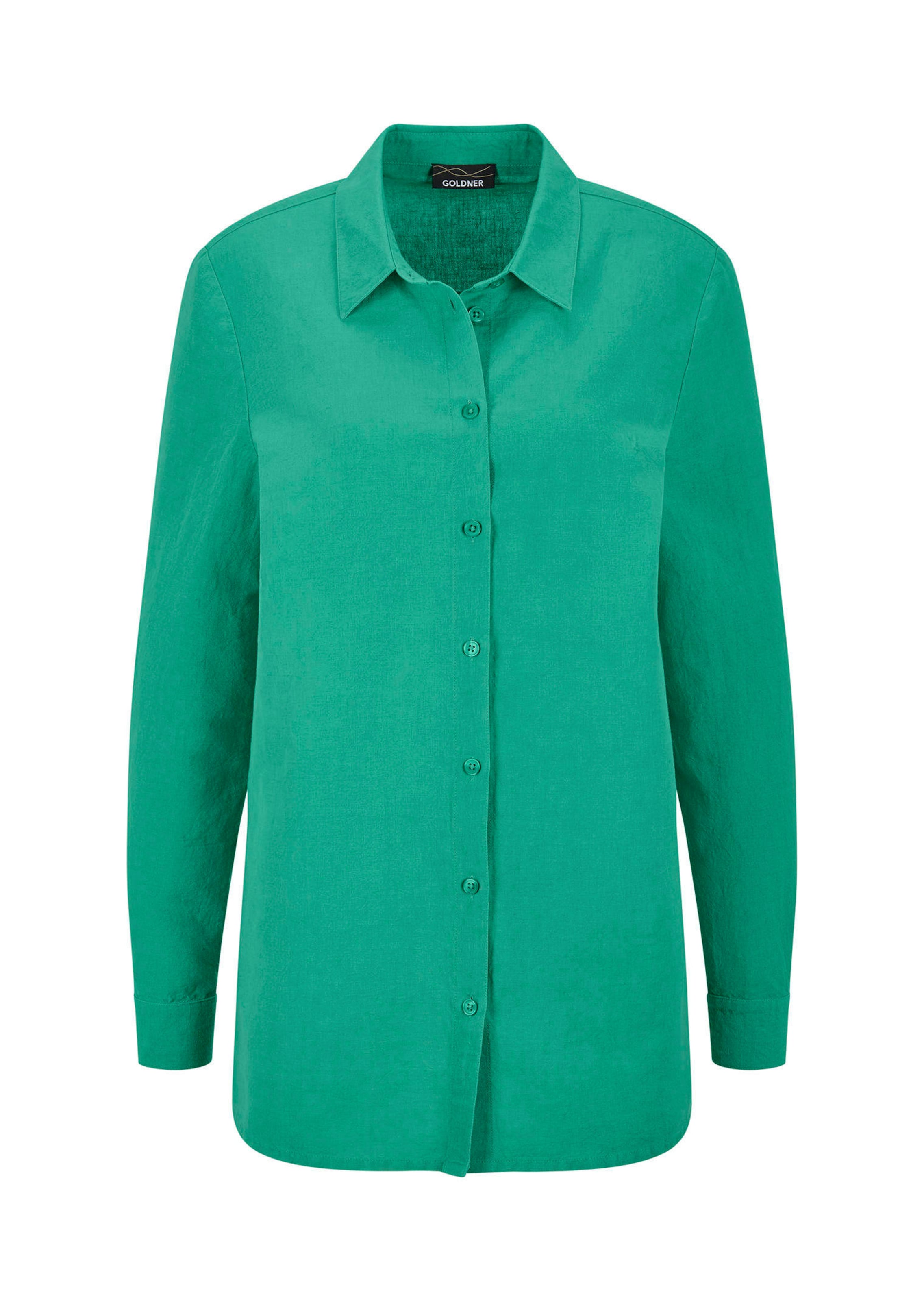 Bluse aus Leinen und Baumwolle