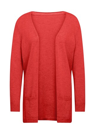 rood Heerlijk zacht tricot jasje van kasjmier