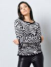 Pullover mit Animal-Print thumbnail 7