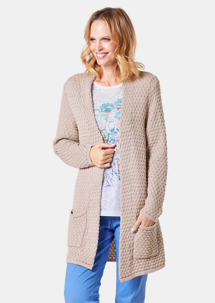 Strickjacke in raffinierter Struktur