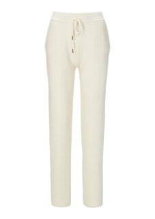 Elegant knitted trousers made from high-quality Milano knitwear thumbnail 1