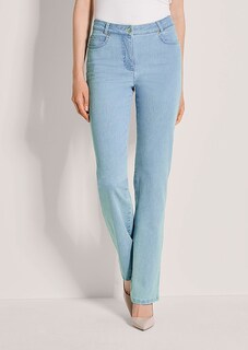 «M»-Jeans in gerader Form mit Logo-Stickerei thumbnail 1