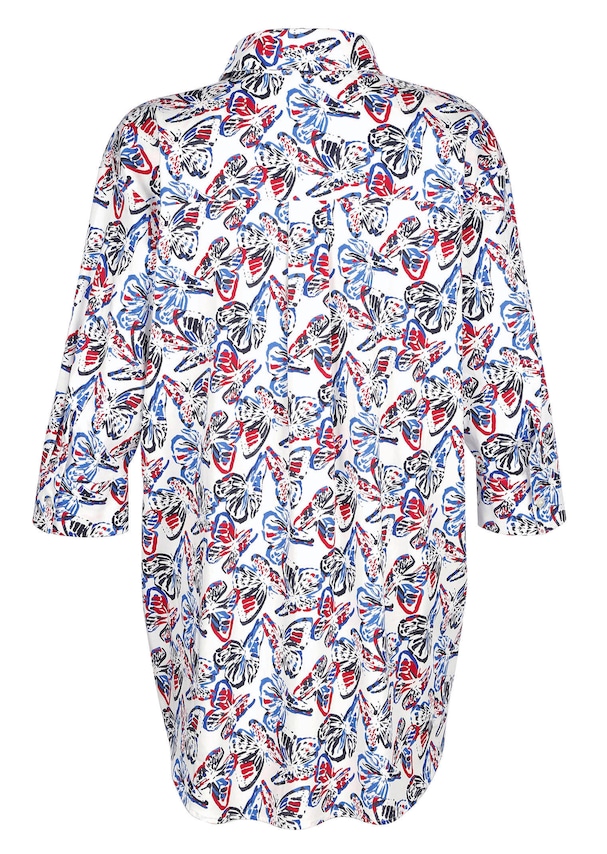 Hemdbluse mit Alloverdruck 6