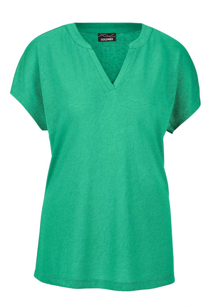 T-shirt en jersey de viscose aéré