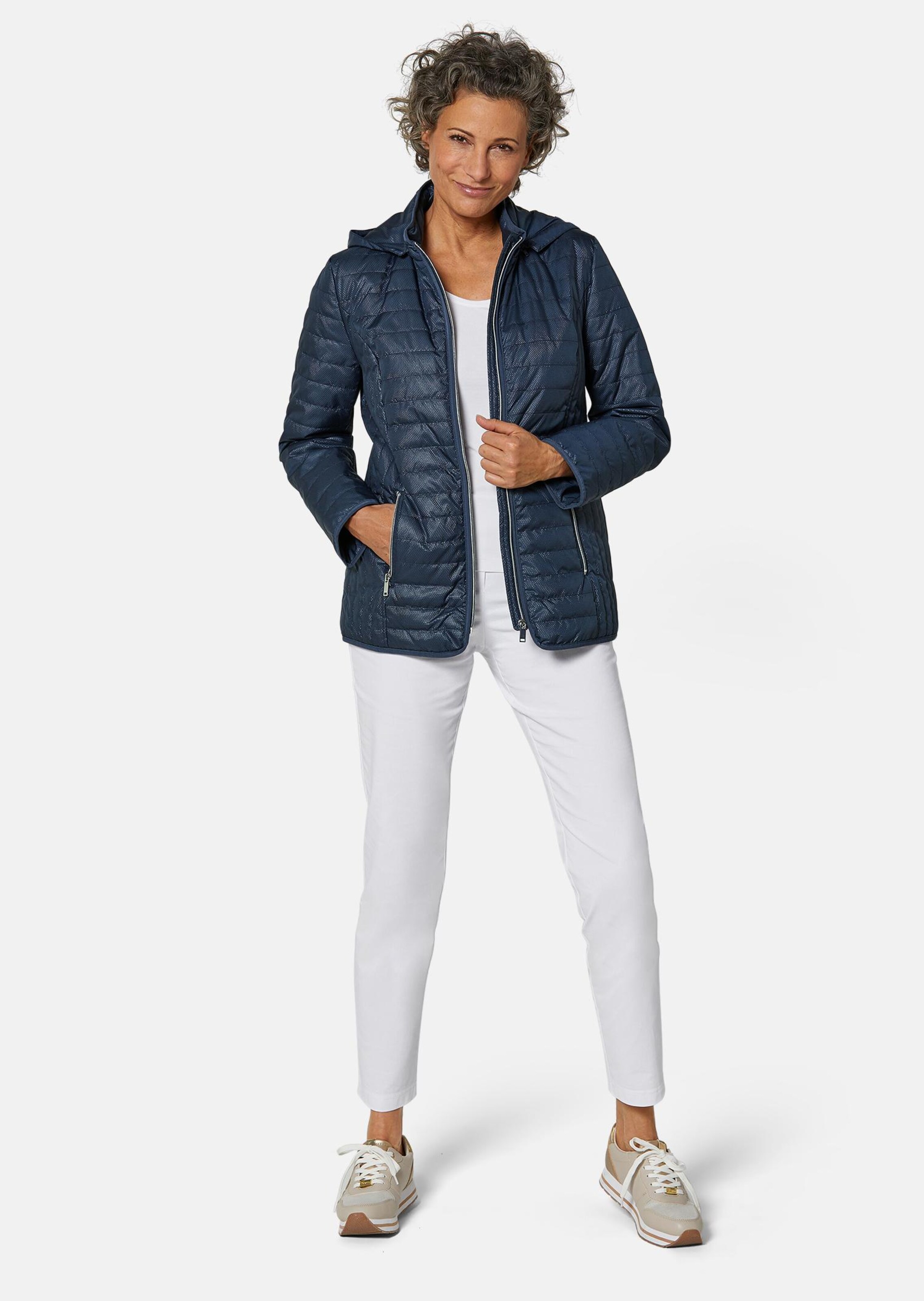 Veste matelassée - marine - Gr. 56 de Goldner Fashion