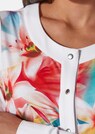 Jersey jacket with floral print inserts thumbnail 5