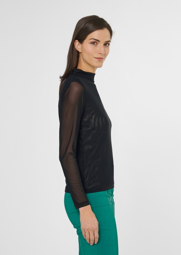 Shirt with transparent sleeves 3