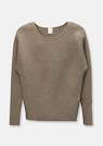 Round neck jumper with batwing sleeves thumbnail 6