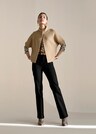 Beschichtete Slim-Jeans mit Schmucknieten thumbnail 1
