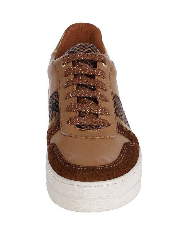 Sneaker mit Schlangenakzente 2