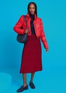 Flared knitted skirt in a striped look thumbnail 7