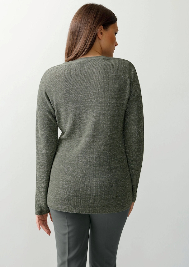 Pullover mit Effektgarn 2