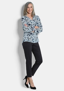 7/8-broek LOUISA van bengaline, met elastische tailleband thumbnail 7