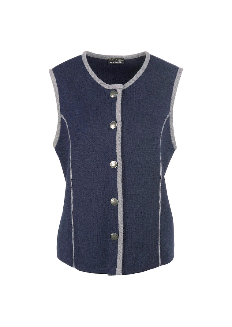 Gilet en laine vierge mérinos