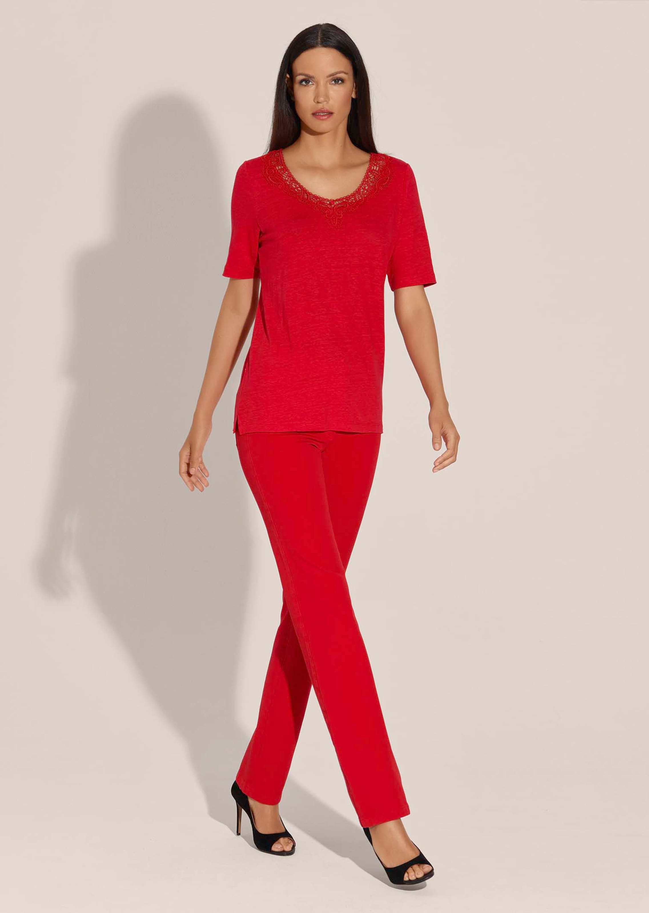 Jean Skinny Free People Taille 26 - Satin Imprimé Rouge Canneberge Jacquard - Basique Relevé