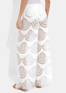 Pantalon de plage avec broderie ajourée thumbnail 2