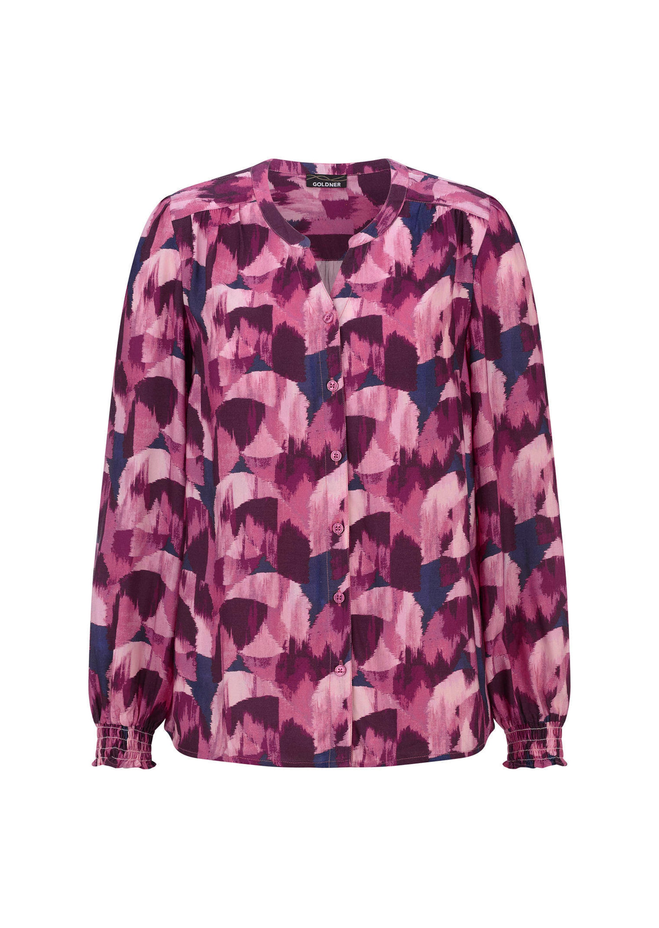 Satijnen blouse van zuivere viscose