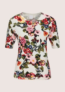 Rundhals-Pullover mit Unikat-Print thumbnail 6