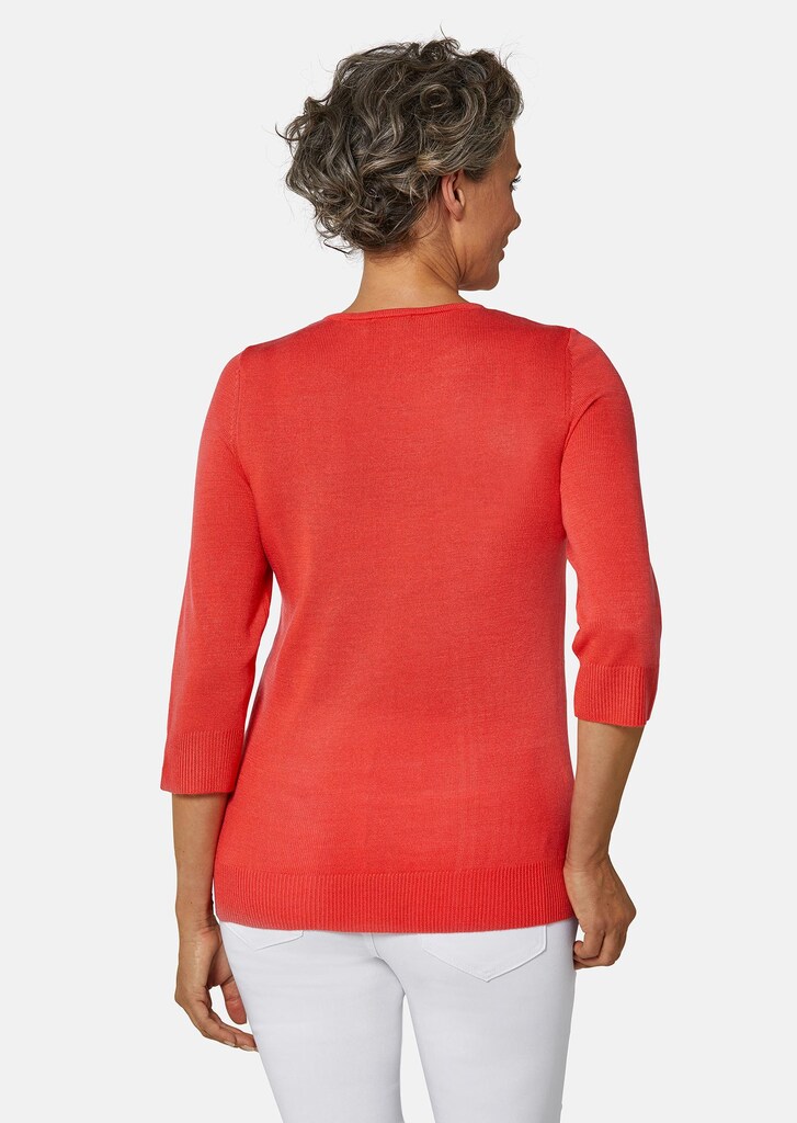 Locker sitzender Strickpullover