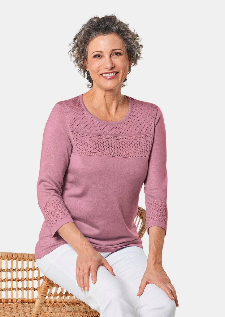 Pullover mit schönem Ajourmuster