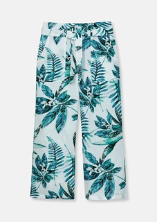 Culotte mit Unikat-Print und Bindegürtel thumbnail 6
