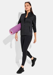 Leichte Freizeitjacke in Querrippenstruktur thumbnail 3