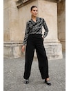 Bluse mit Wasserfallkragen thumbnail 6
