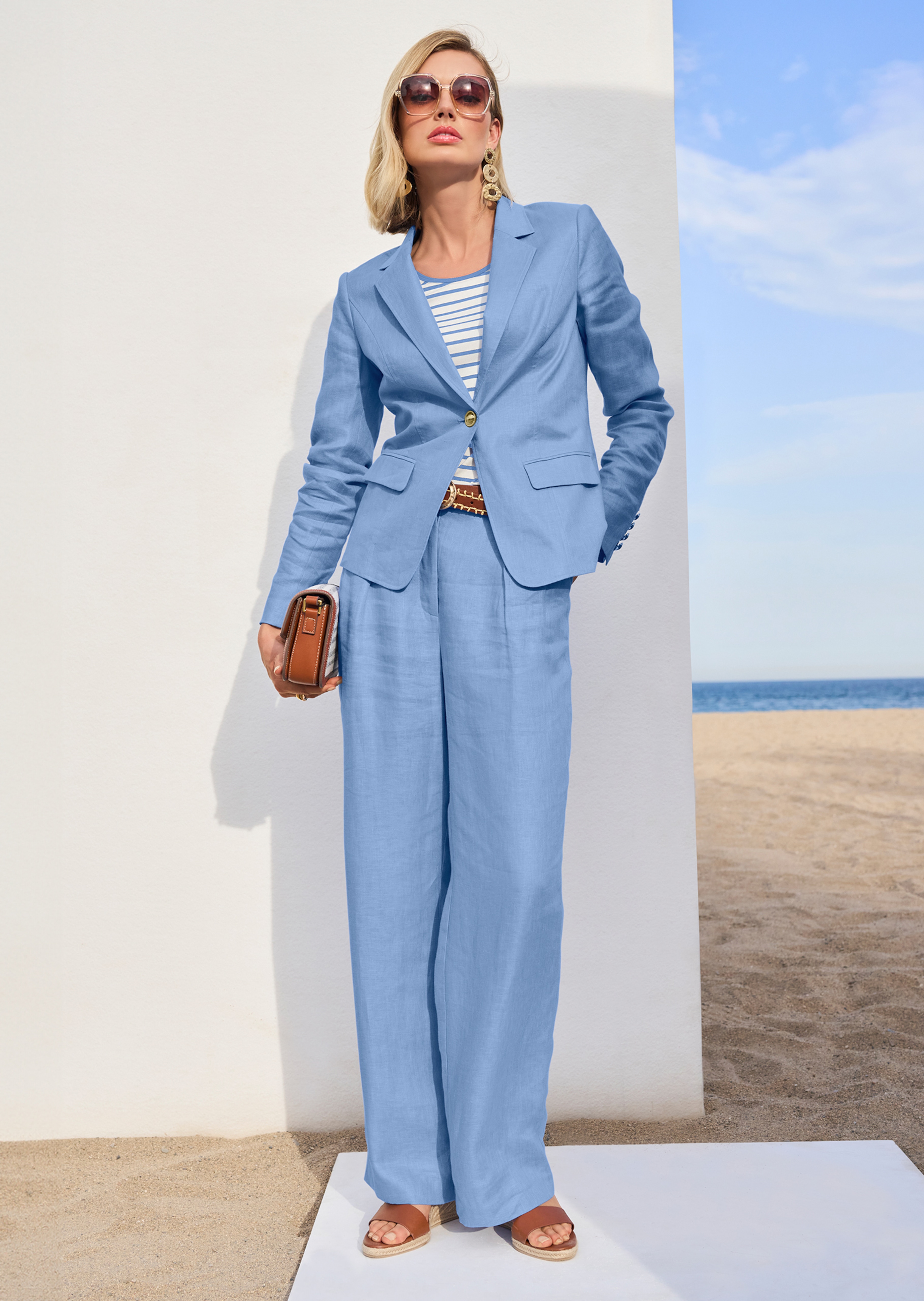 Pantalon. Pur lin