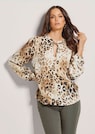 Tunika-Bluse mit Unikat-Print thumbnail 1