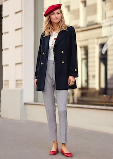 Pea coat made of top-quality wool thumbnail 2