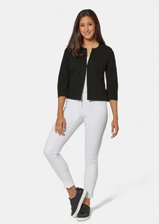 Jersey blazer with texture thumbnail 2