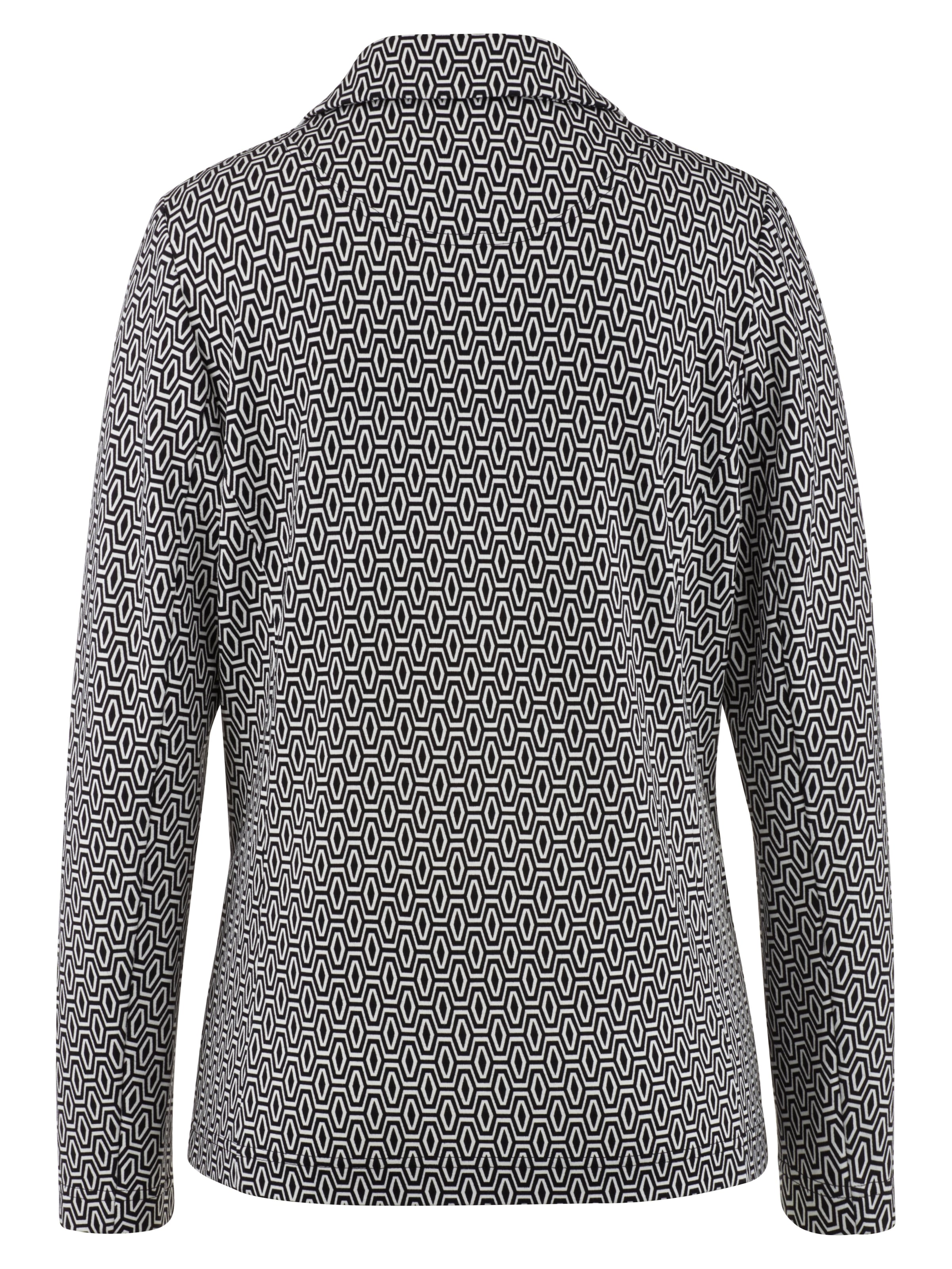 Blazer mit grafischem Print