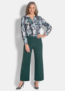 Pantalon en jersey VERA, aspect bouclette thumbnail 2