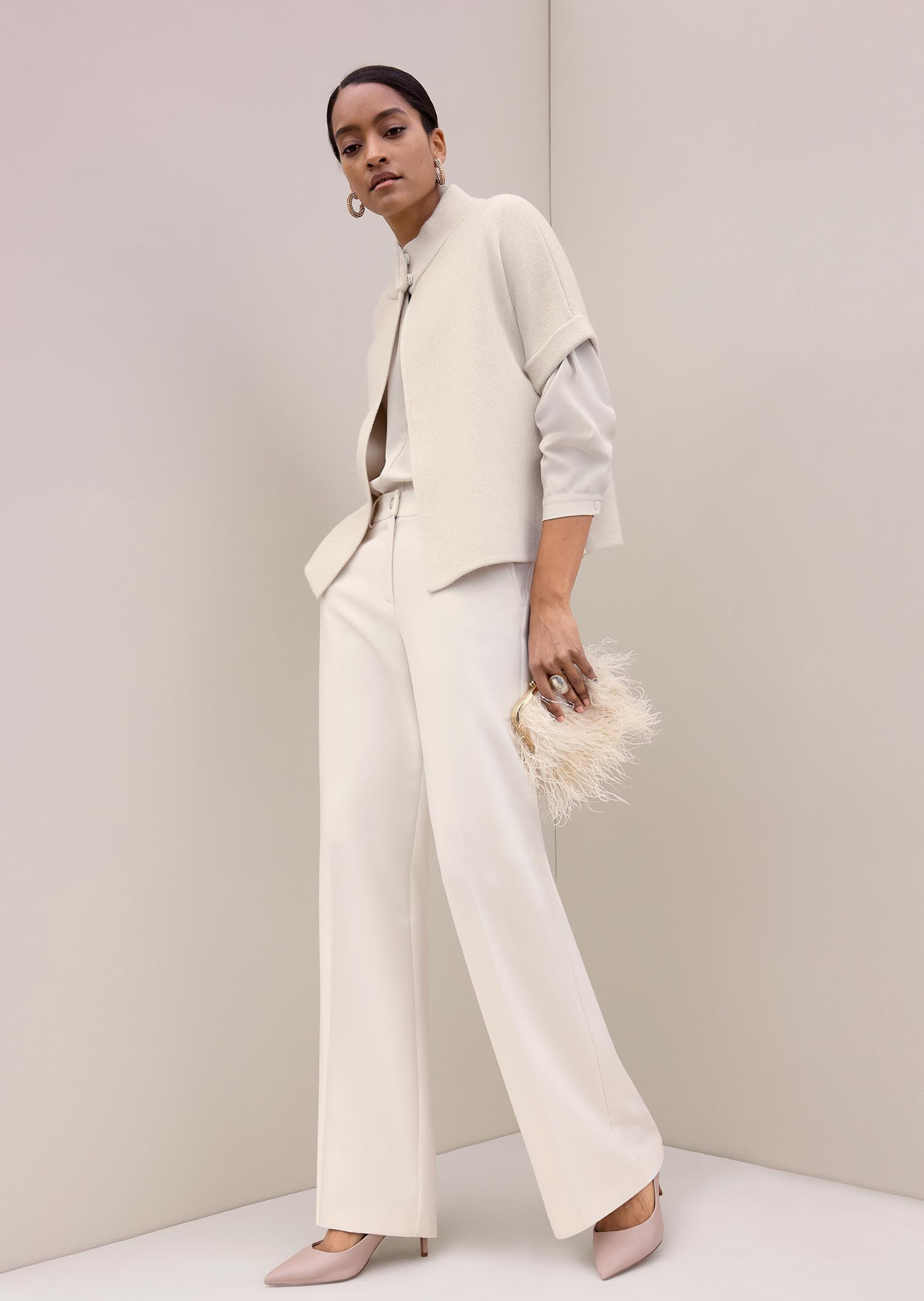 Weite Palazzo-Hose