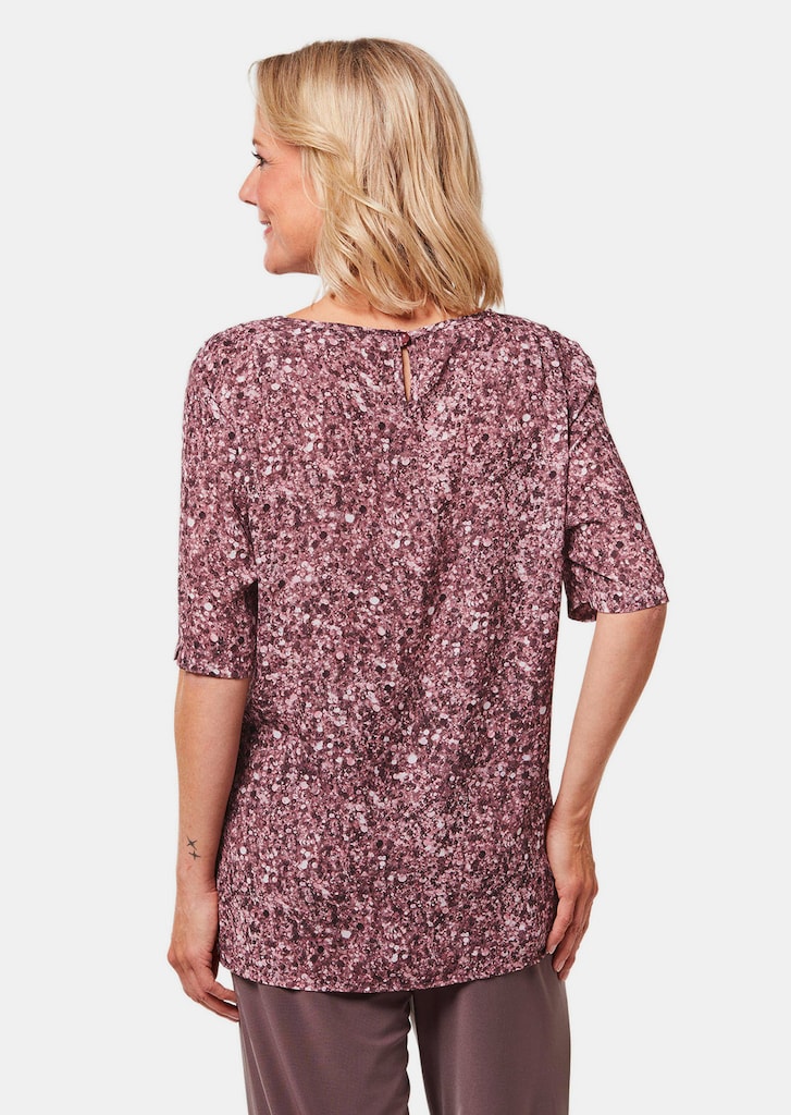 Chiffon blouse met een kleurrijke print 2