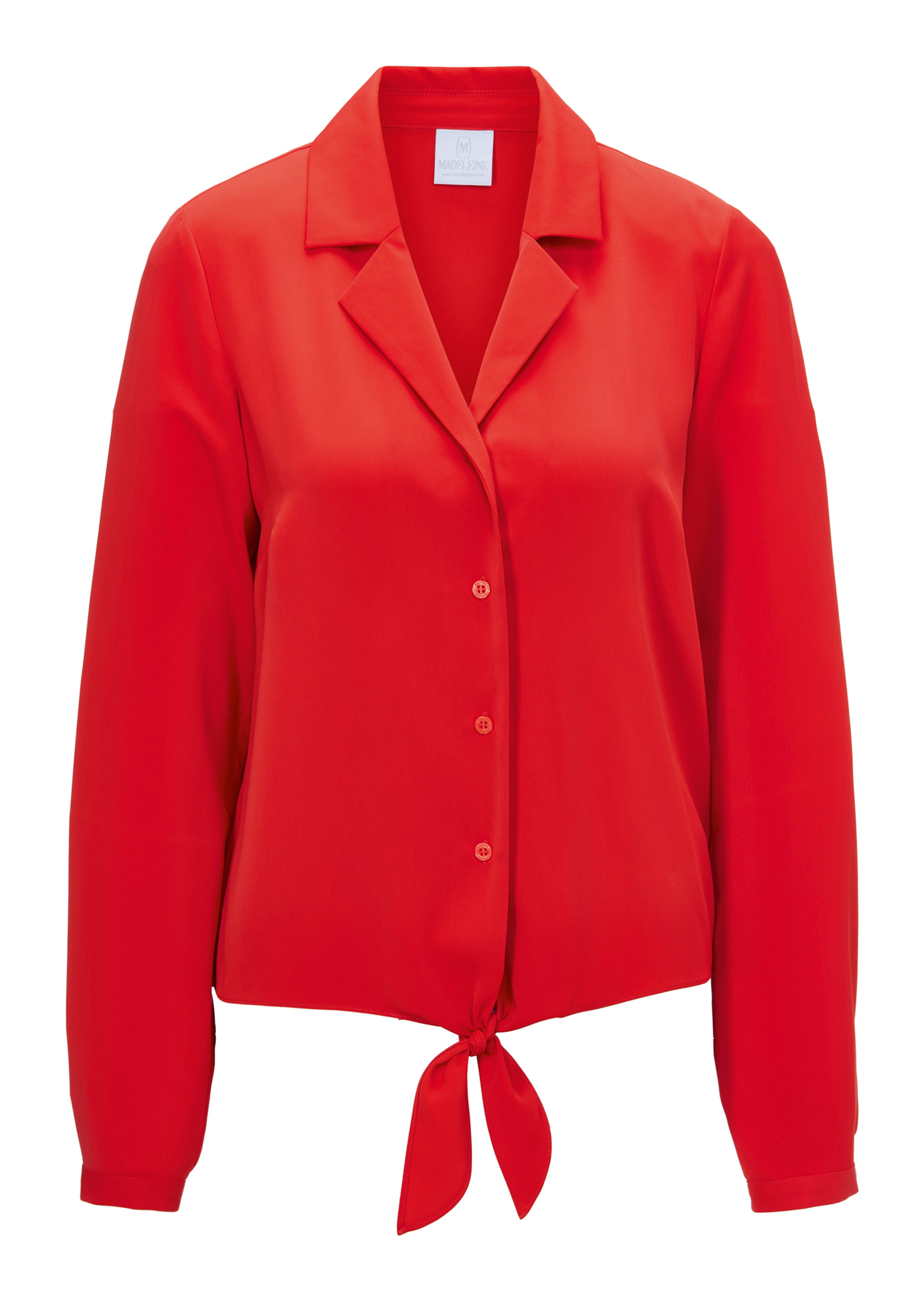 Bluse mit Knoten