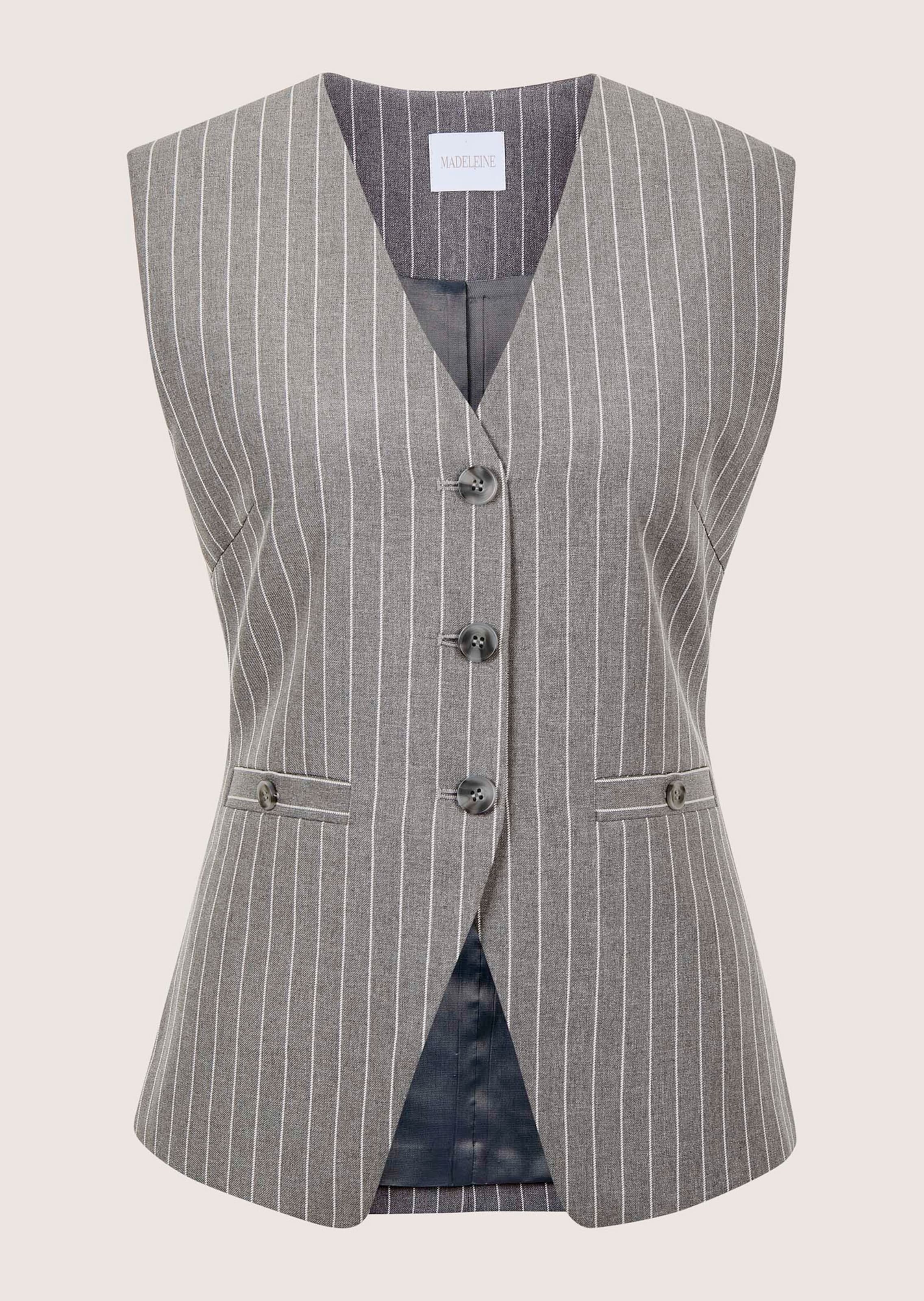 Elegante Weste mit Nadelstreifen