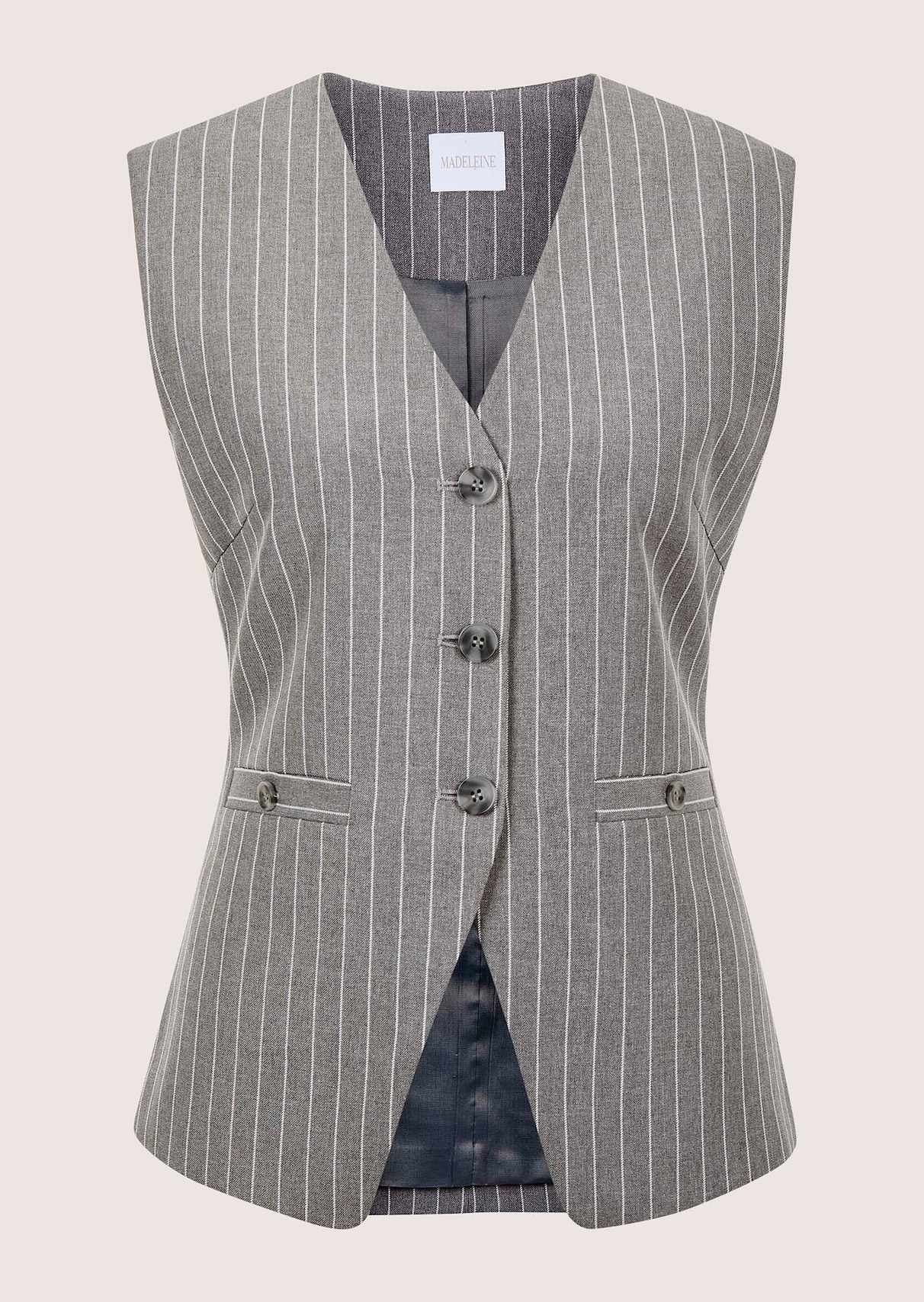 Elegante Weste mit Nadelstreifen