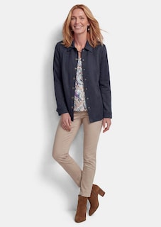 Hemdjacke in Velourslederoptik thumbnail 2