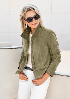 Veste. Cuir velours de chèvre thumbnail 7