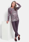 Sweatshirt in Metallic-Optik thumbnail 3