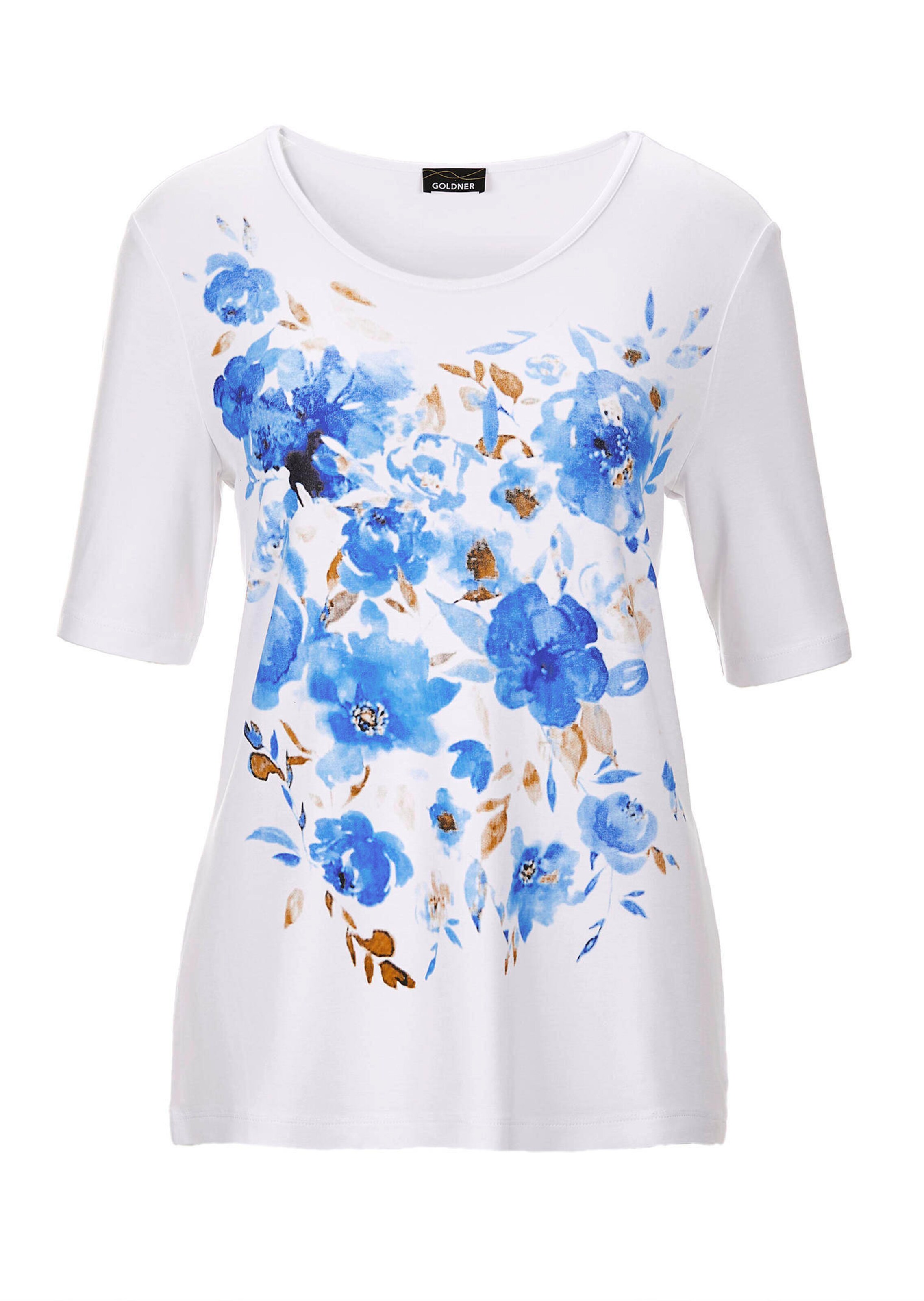 Printshirt mit floralem Druck