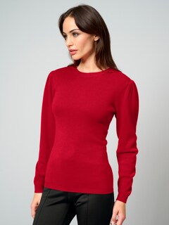 Pullover mit Puffärmeln thumbnail 1