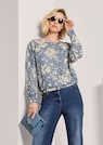 Kaschmirpullover mit Allover-Blütenprint thumbnail 4