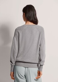 Kaschmirpullover mit V-Ausschnitt thumbnail 3