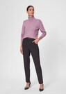 Fine knit jumper with viscose and elastane thumbnail 2