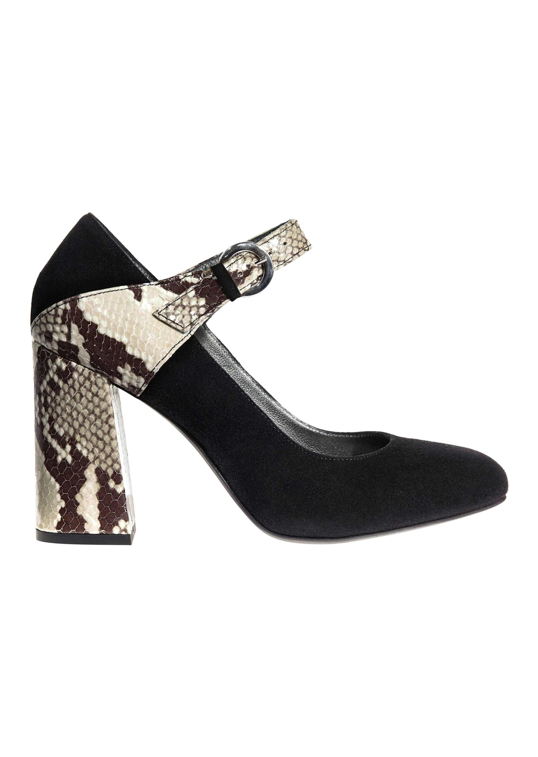 Lederpumps mit Fesselriemchen