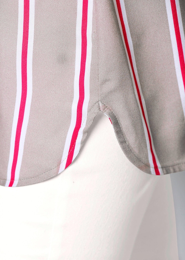 Streifenbluse mit 3/4-Arm 4