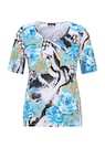 T-shirt en viscose avec un mélange de motifs attrayant thumbnail 6