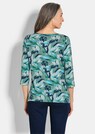 Jersey-Shirt mit Blumenmuster thumbnail 3